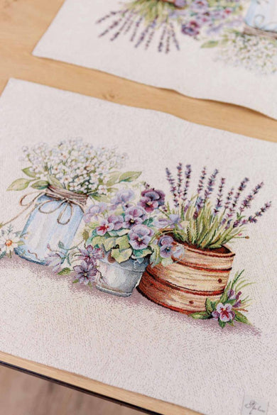 Гобеленова прямокутна серветка Provence ПРОВАНС, 35х45см 039106