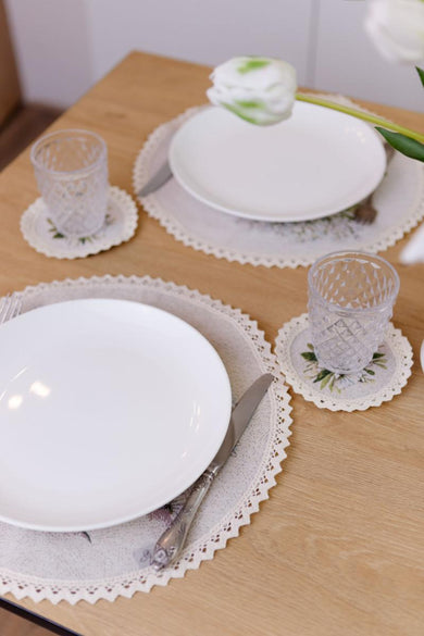 Гобеленова кругла серветка Provence ПРОВАНС, D35см 039108