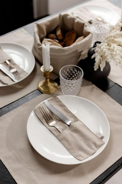 Серветка на стіл RINO бежева ПРОВАНС, 35х45см 038540