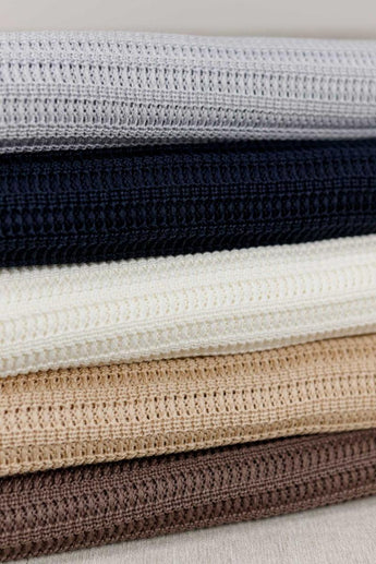 Плед в'язаний Cotton бежевий ПРОВАНС, 120х200см 039527