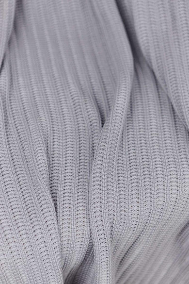 Плед в'язаний Cotton сірий ПРОВАНС, 120х200см 039529