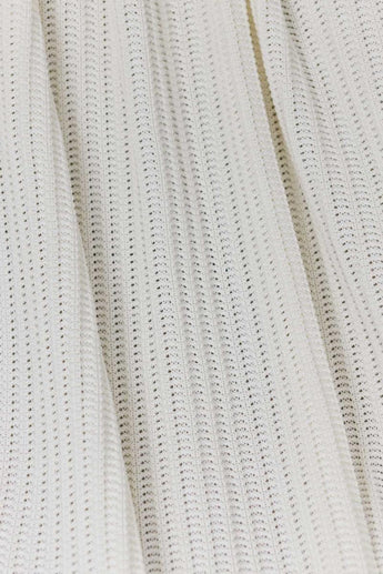 Плед в'язаний Cotton молочний ПРОВАНС, 120х200см 039526