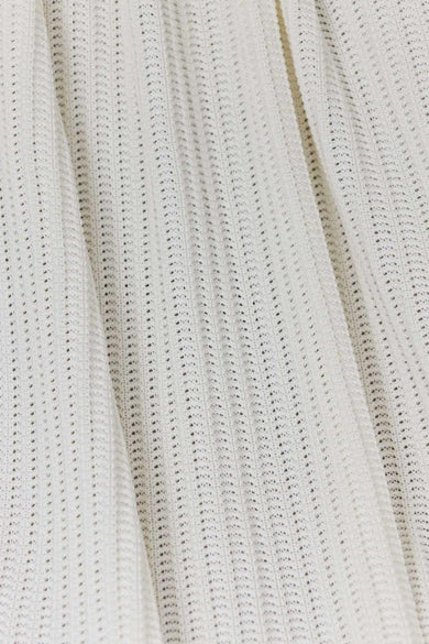 Плед в'язаний Cotton молочний ПРОВАНС, 120х200см 039526