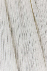 Плед вʼязаний Cotton молочний Прованс, 120х200 см