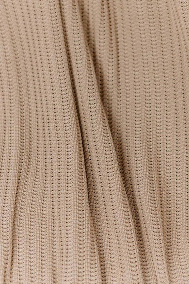 Плед в'язаний Cotton бежевий ПРОВАНС, 120х200см 039527