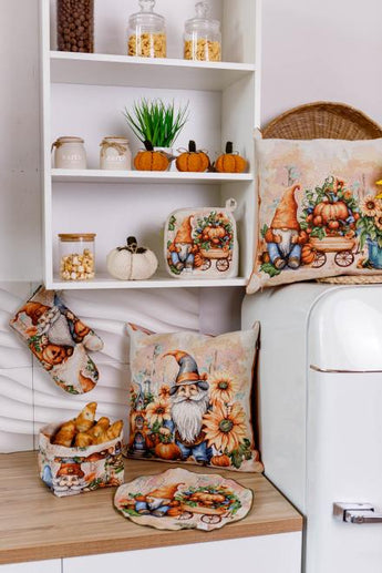 Гобеленова рукавичка Гарбузові гноми ПРОВАНС, 32х15см 036348