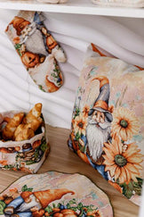 Гобеленова рукавичка Гарбузові гноми ПРОВАНС, 32х15см 036348