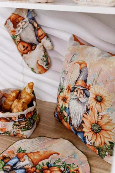 Гобеленова рукавичка Гарбузові гноми ПРОВАНС, 32х15см 036348