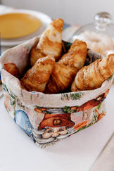 Кошик для хліба Гарбузові гноми ПРОВАНС, 16х14х15см 036353
