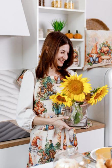 Гобеленовий фартух Гарбузові гноми ПРОВАНС, універсальний 036351