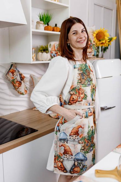 Гобеленовий фартух Гарбузові гноми ПРОВАНС, універсальний 036351