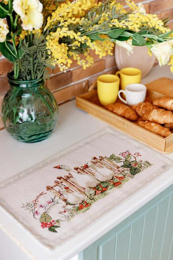 Серветка Гуси ПРОВАНС, 30х50см 034079