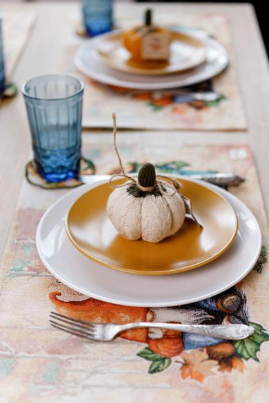 Гобеленова серветка Гарбузові гноми ПРОВАНС, 30х50см 036238