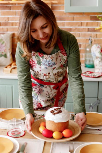 Фартух гобеленовий Гуси ПРОВАНС, 135х180см 034321