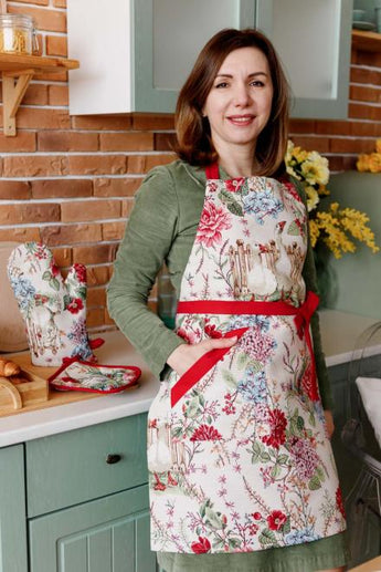 Фартух гобеленовий Гуси ПРОВАНС, 135х180см 034321