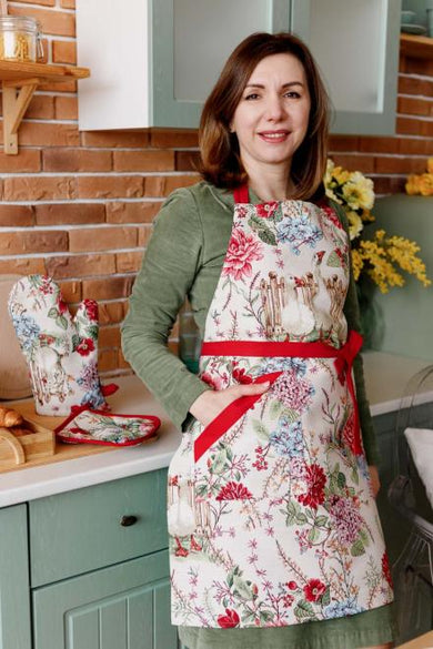 Фартух гобеленовий Гуси ПРОВАНС, 135х180см 034321