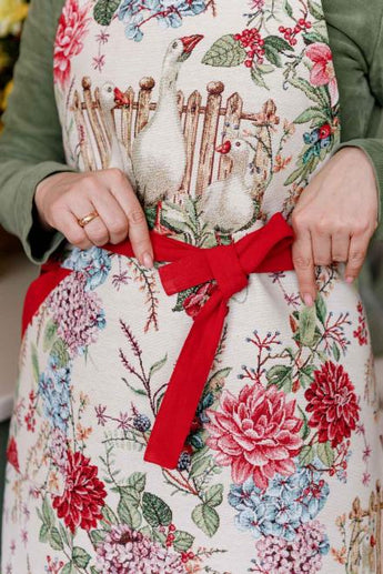 Фартух гобеленовий Гуси ПРОВАНС, 135х180см 034321