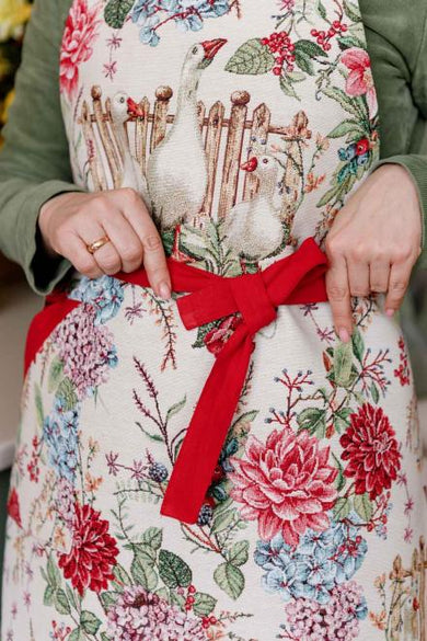 Фартух гобеленовий Гуси ПРОВАНС, 135х180см 034321