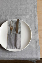 Набір святкових чохлів для приборів Перлина Silver ПРОВАНС, 24х10см 038512