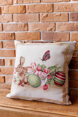 Великоднева декоративна подушка Веснянка Зайчик ПРОВАНС, 45х45см 034272