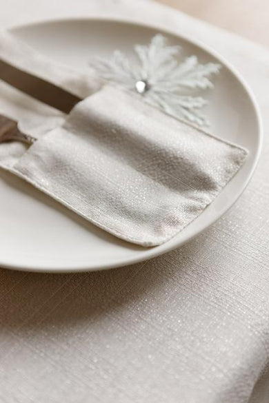 Святковий чохол для приладiв Перлина White ПРОВАНС, 24х10см 037908