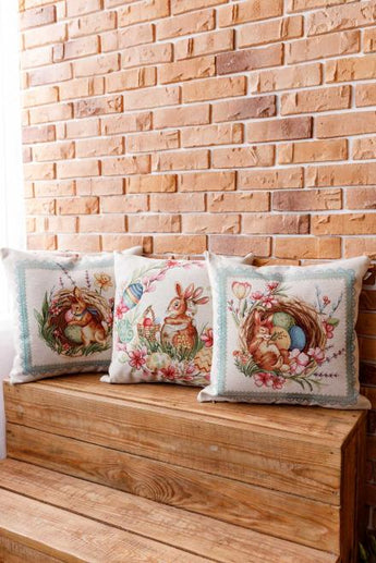 Великодня декоративна подушка Злагода 
Зайчик ПРОВАНС, 45х45см 034258