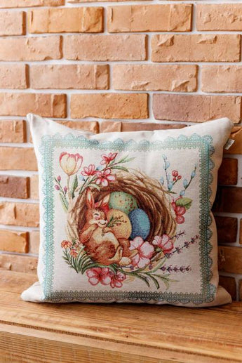 Великодня декоративна подушка Злагода 
Зайчик ПРОВАНС, 45х45см 034258