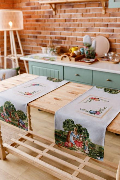 Гобеленова доріжка на стіл Галявина ПРОВАНС, 40х140см 034167