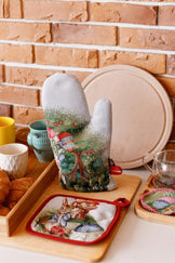 Гобеленова рукавичка Галявина ПРОВАНС, 33х16см 034329