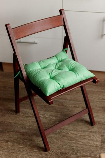 Подушка на стілець Фібра зелена ПРОВАНС, 40х40см 029609