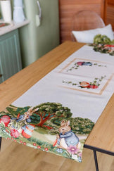 Гобеленова доріжка на стіл Галявина ПРОВАНС, 35х100см 034165