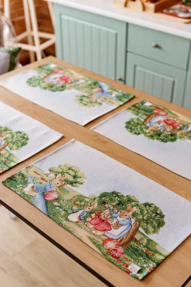 Серветка гобеленова на стіл Галявина ПРОВАНС, 30х50см 034083