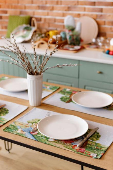 Серветка гобеленова на стіл Галявина ПРОВАНС, 30х50см 034083