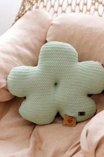 Подушка декоративна Квіточка м'ятна ПРОВАНС, 40см 033717