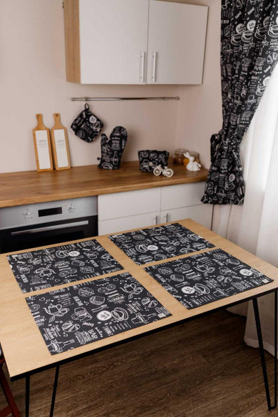 Серветка на стіл Breakfast black ПРОВАНС, 35х45см 039619