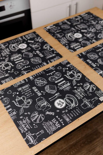 Серветка на стіл Breakfast black ПРОВАНС, 35х45см 039619