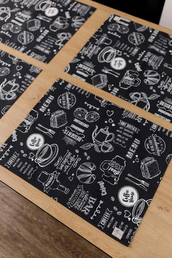 Серветка на стіл Breakfast black ПРОВАНС, 35х45см 039619