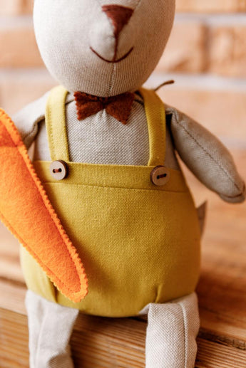 Декоративна іграшка-стопер Заєць Джонсон ПРОВАНС, 50см 033502