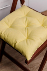 Подушка на стілець MANCHESTER лимонна ПРОВАНС, 40х40см 039471