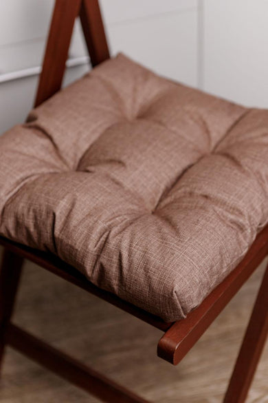 Подушка на стілець FIESTA коричнева ПРОВАНС, 40х40см 039473