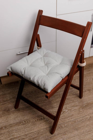 Подушка на стілець MANCHESTER світло-сіра ПРОВАНС, 40х40см 039469