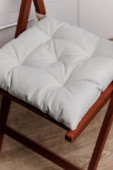 Подушка на стілець MANCHESTER світло-сіра ПРОВАНС, 40х40см 039469