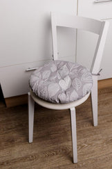 Подушка кругла для стільця Листя ПРОВАНС, D40см 039492