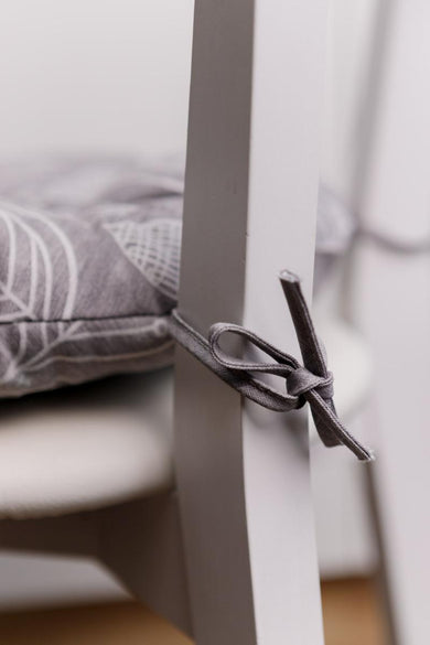 Подушка кругла для стільця Листя ПРОВАНС, D40см 039492