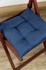 Подушка на стілець LEON синя ПРОВАНС, 40х40см 038413