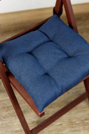 Подушка на стілець LEON синя ПРОВАНС, 40х40см 038413