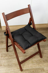 Подушка на стілець LEON чорна ПРОВАНС, 40х40см 038419