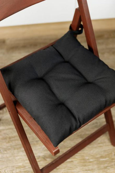 Подушка на стілець LEON чорна ПРОВАНС, 40х40см 038419