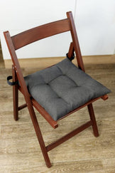 Подушка на стілець LEON графітова ПРОВАНС, 40х40см 038417