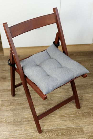 Подушка на стілець LEON сіра ПРОВАНС, 40х40см 038415